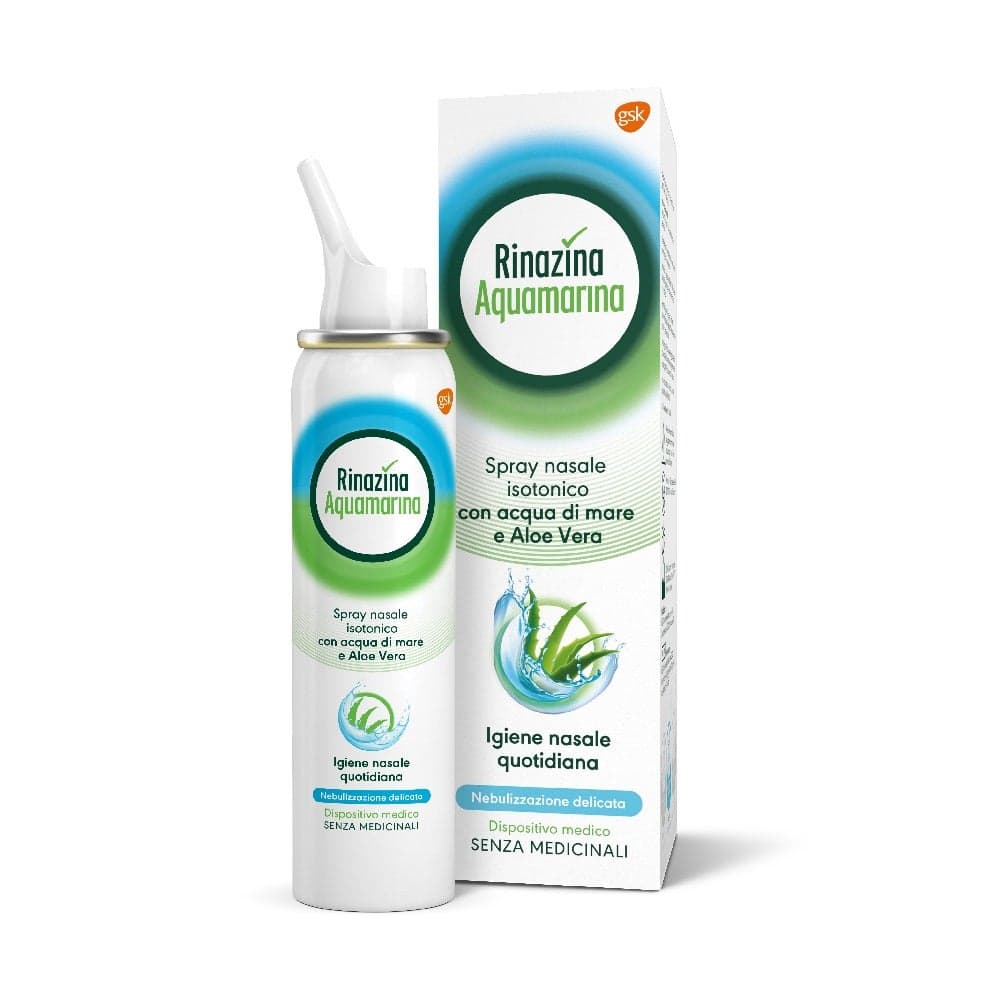 Rinazina Aquamarina Spray mit Aloe – 100 ml
