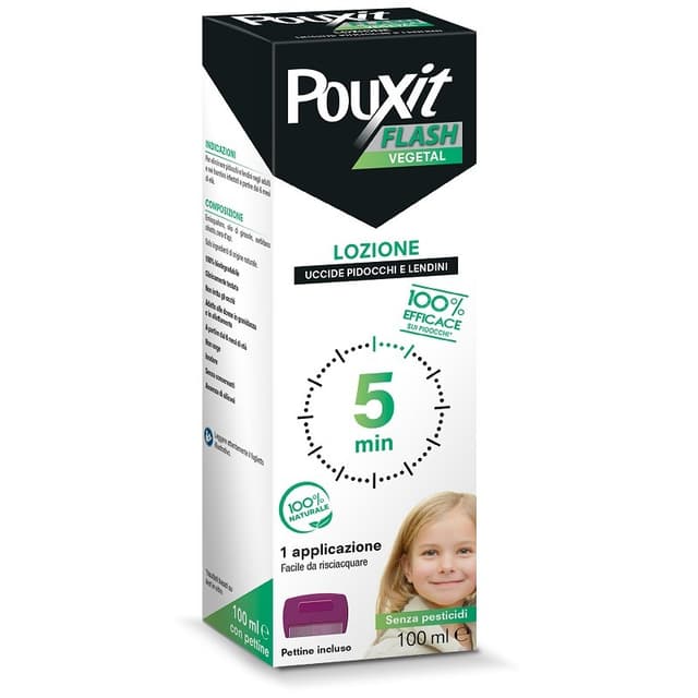 Pouxit Flash Vegetal – Lozione