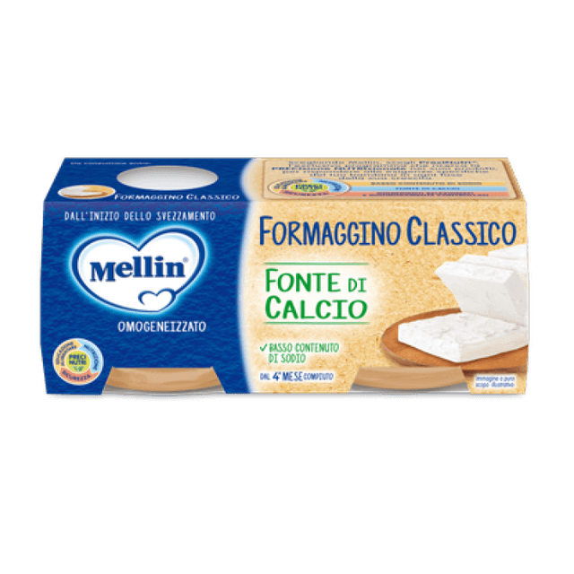 Mellin Formaggino – 2×80 g Formaggio