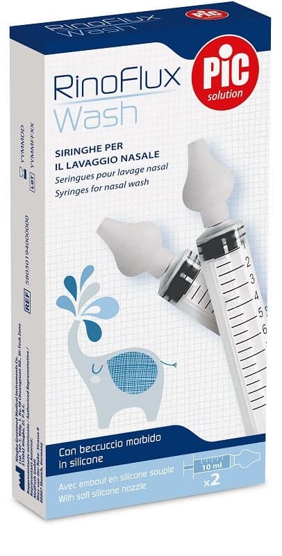 Rinoflux – Kit per la pulizia nasale con siringhe