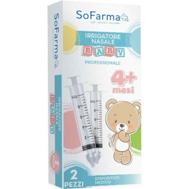 Nasenbewässerungs-Set + Physiologische Kochsalzlösung Baby