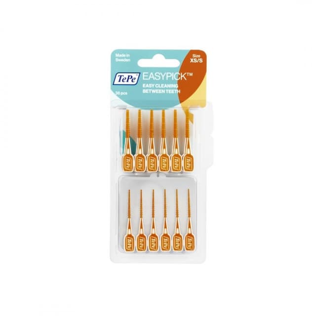 TePe EasyPick Spazzolino Interdentale Arancione XS/S – 36 pezzi