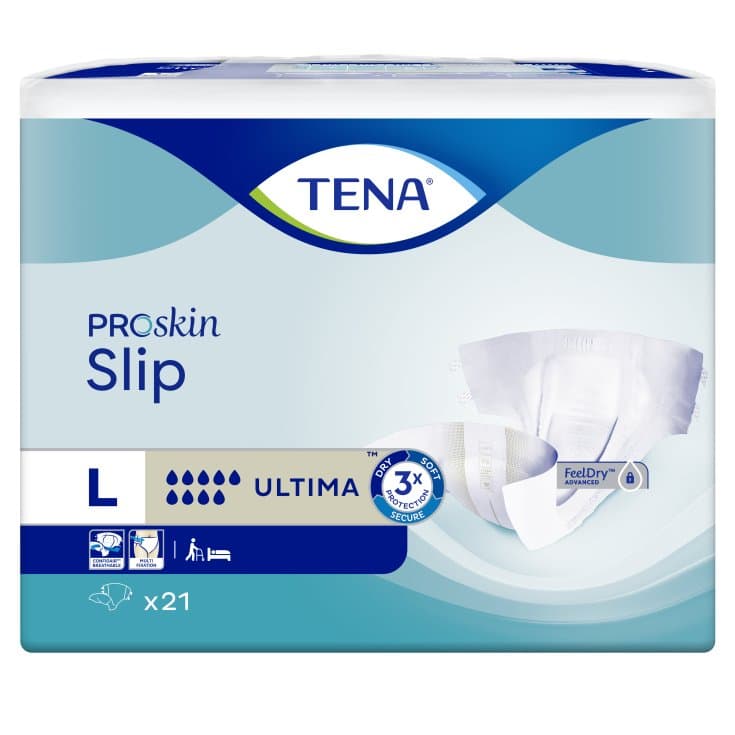 TENA Slip Ultima – Taglia L, 21 pezzi