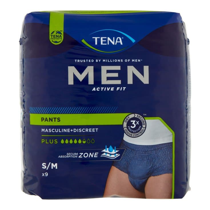 Tena Men Pants Active Fit M – 9 pantaloni