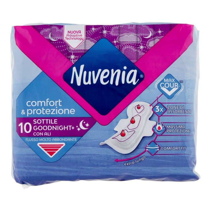Nuvenia Notte Sott Ali – 10 pezzi