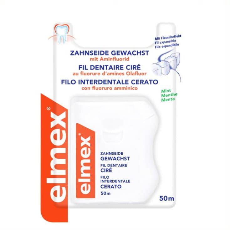 elmex Filo interdentale cerato – pulizia degli spazi interdentali