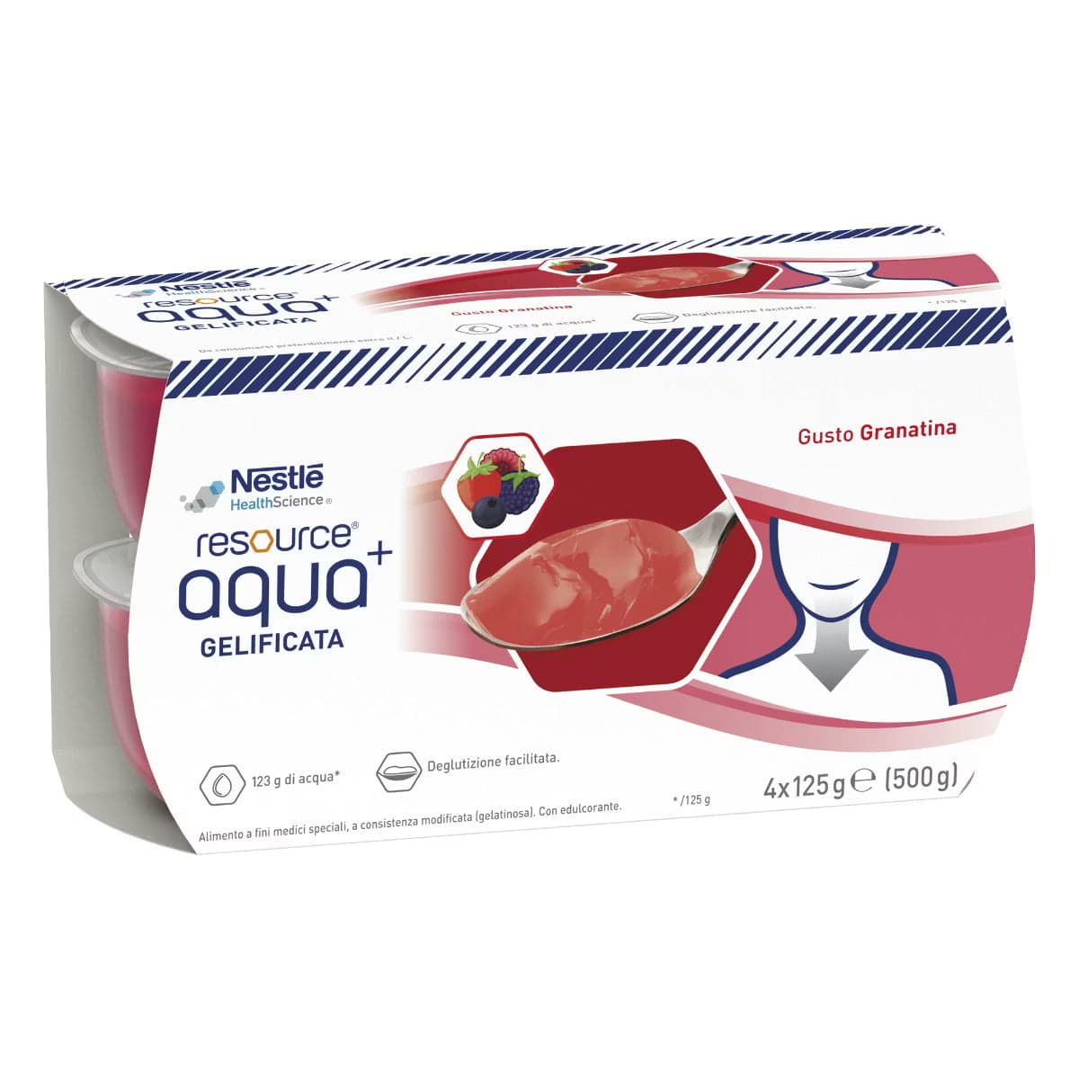 Resource Aqua+ Granatapfel – 4 x 125 g