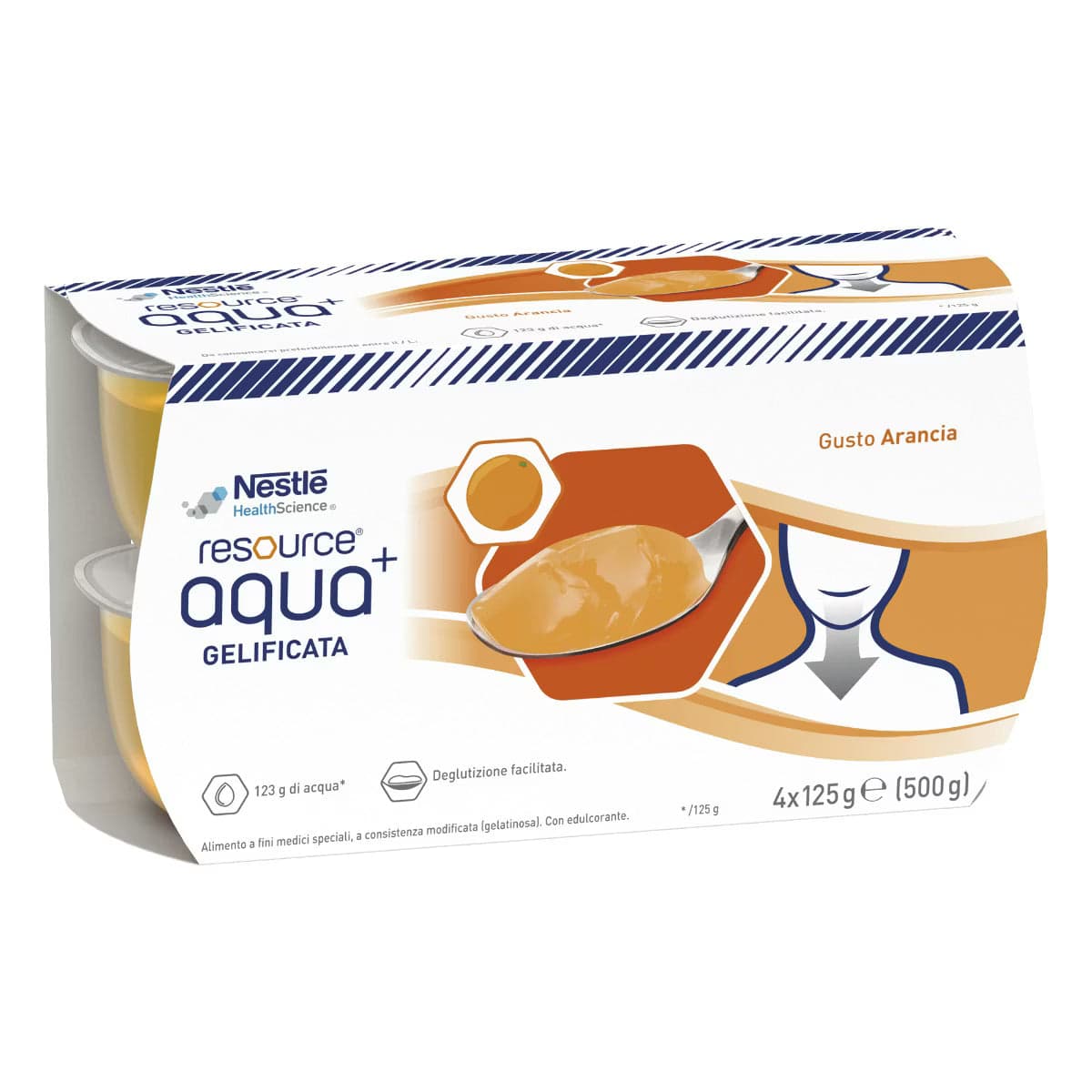 Resource Aqua+ Arancia – 4 x 125 g