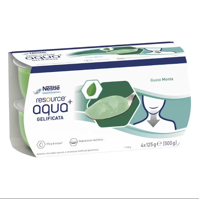 Resource Aqua+ Minze – 4 x 125 g