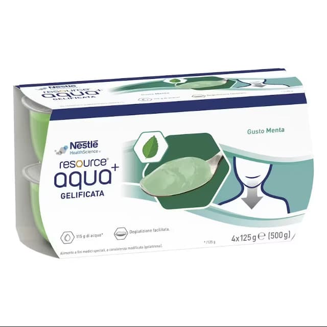 Resource Aqua+ Menta – 4 x 125 g