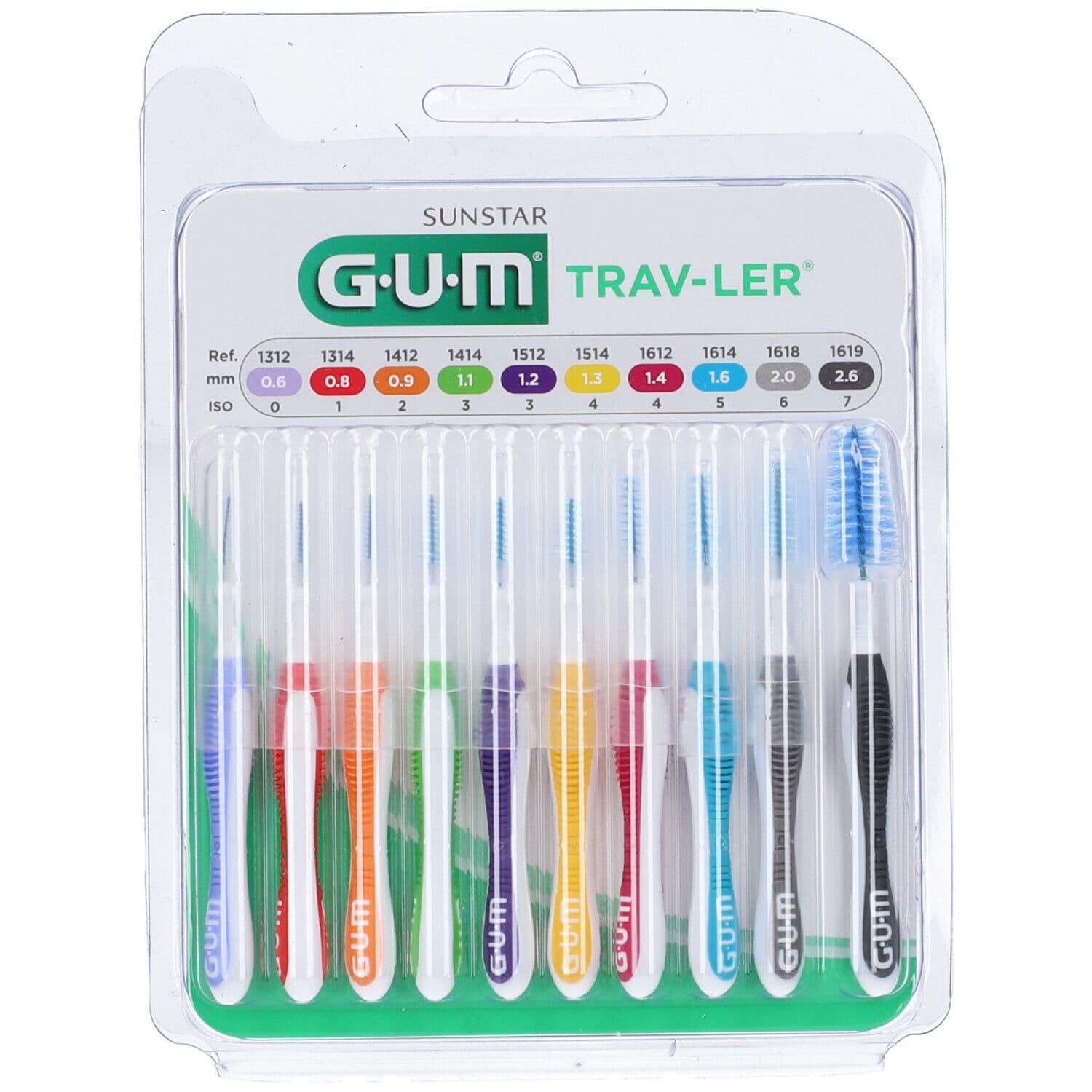 GUM TRAV-LER – Scovolini Interdentali 10 pezzi