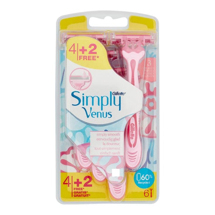 Gillette Venus Simply 3 – 4 rasoi + 2 gel da barba