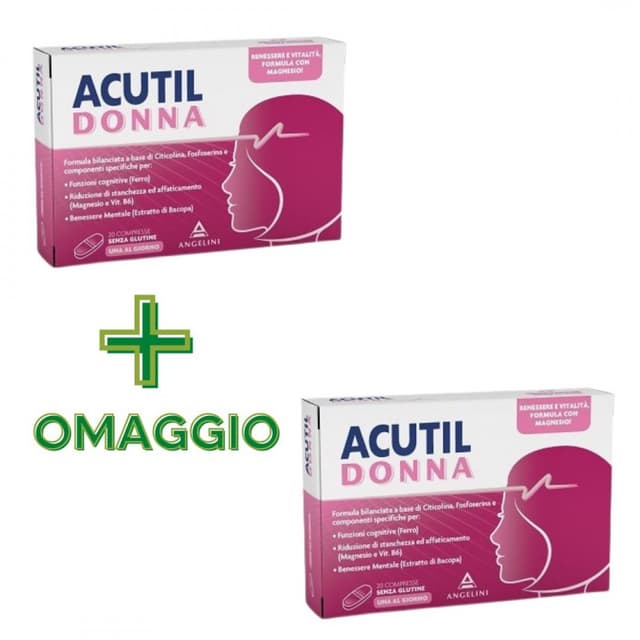 Acutil Donna Multivitaminico + Sali minerali – 20 compresse