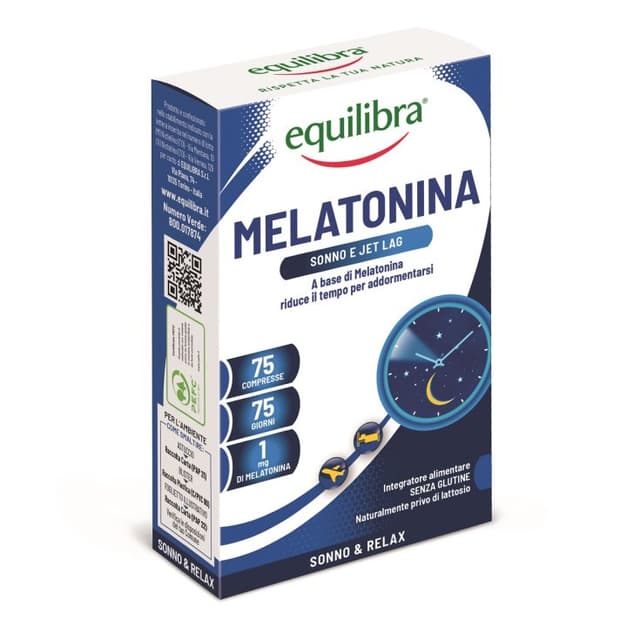 Equilibra Melatonina – 75 compresse, 1 mg