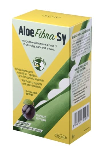 Aloe Fibra – Sciroppo, 14 bustine da 15 ml