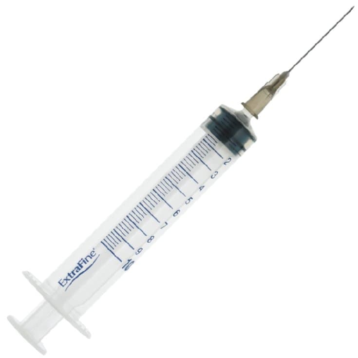 MEDS Monojet Siringa – 10 ml con ago G12