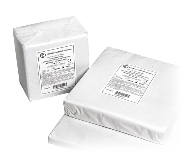 Farmac-Zabban Garza 12/8 10×10 cm – Confezione da 1 kg