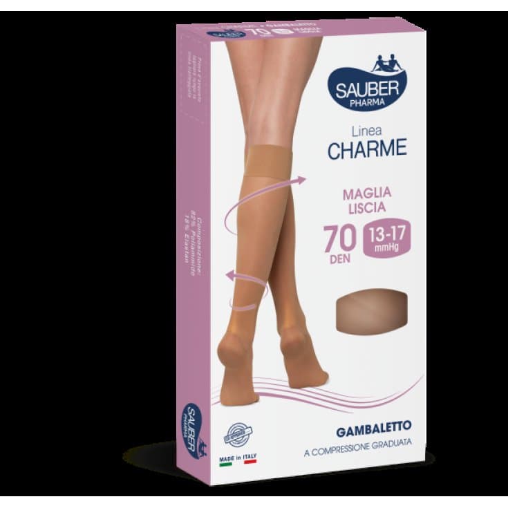 SAUBER-70 Kompressionsstrumpf – Größe 3, Beige