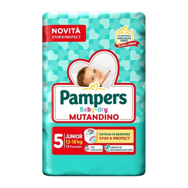 Pampers Baby-Dry Mutandino Junior – 13 pannolini