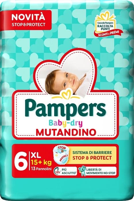 Pampers Baby-Dry Mütter Extra Large – 13 Windeln
