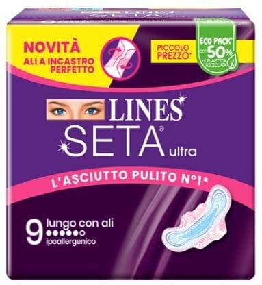 Lines Seta Ultra Slip Lang – 9 Stück