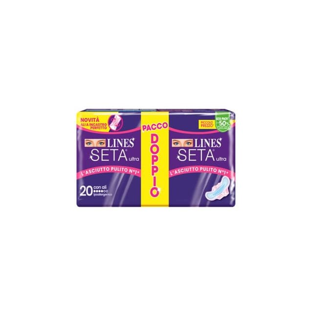 Lines Seta Ultra Slip – 20 pezzi