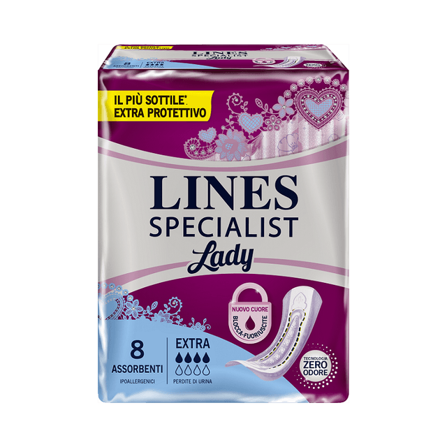 Lines Specialist Extra – 8 assorbenti