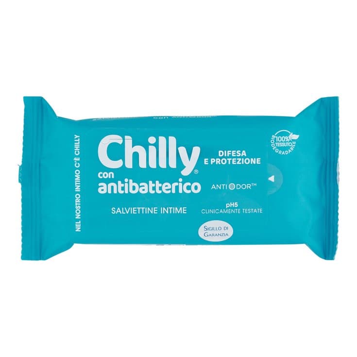 Chilly Salviette Antibatterico – 12 Tücher Intimhygiene