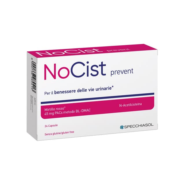 Nocist Prevent N-acetilcisteina + Mirtillo rosso – 24 capsule