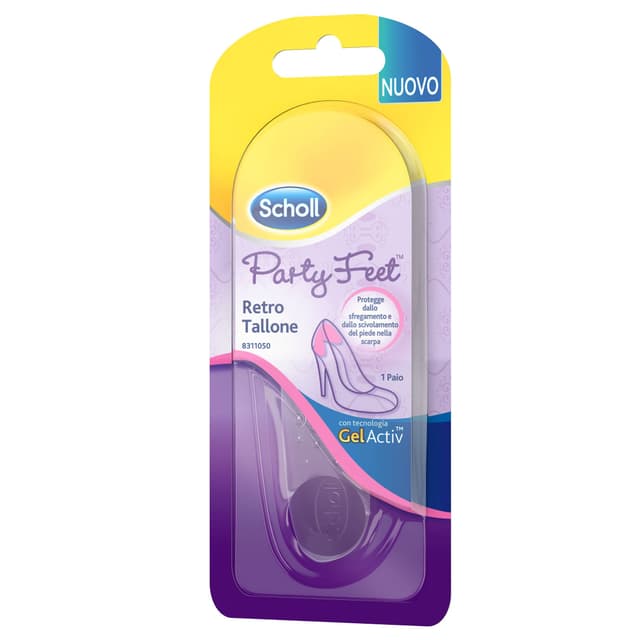 Scholl Party Feet Retro Tallone – protezioni in gel, 2 pezzi