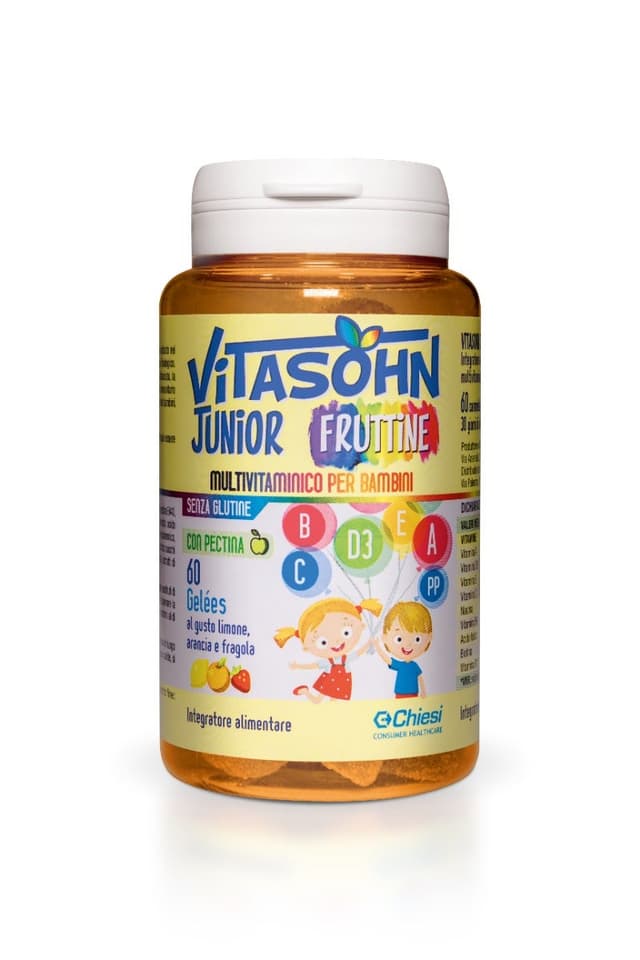 Vitasohn Junior Fruttine Multivitaminico – 60 compresse masticabili