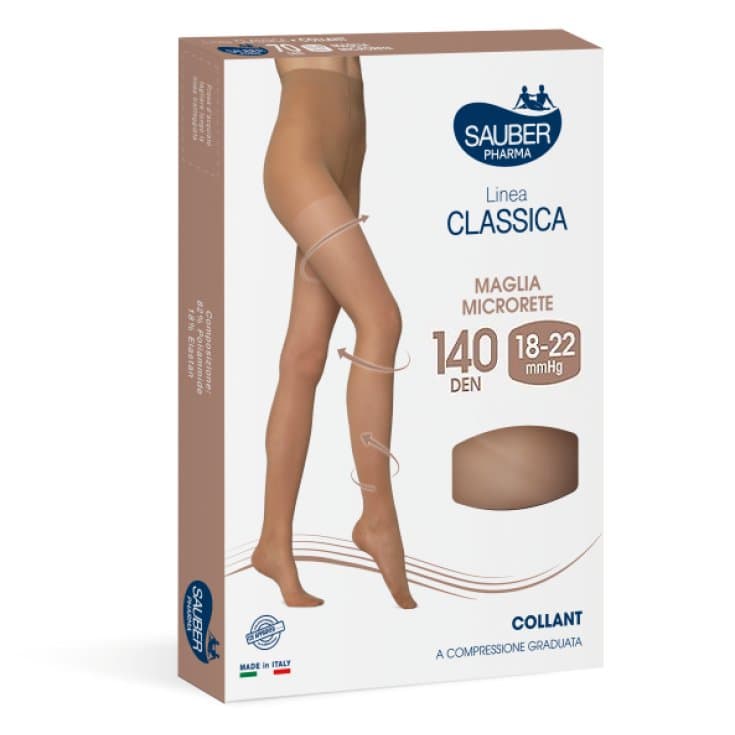 SAUBER-140 Kompressionsstrumpfhose – Größe 3, Schwarz