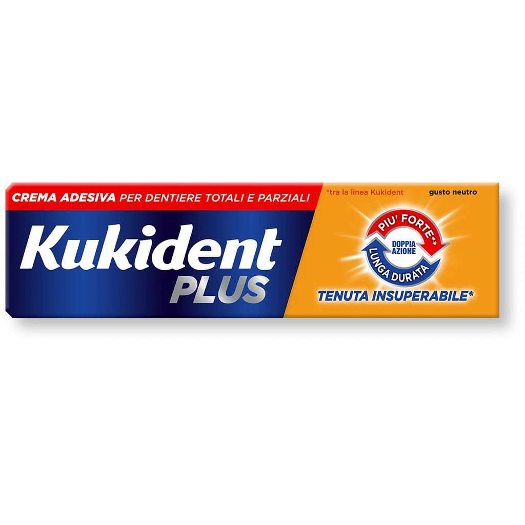 Kukident Plus Doppia Azione – 40 g crema adesiva