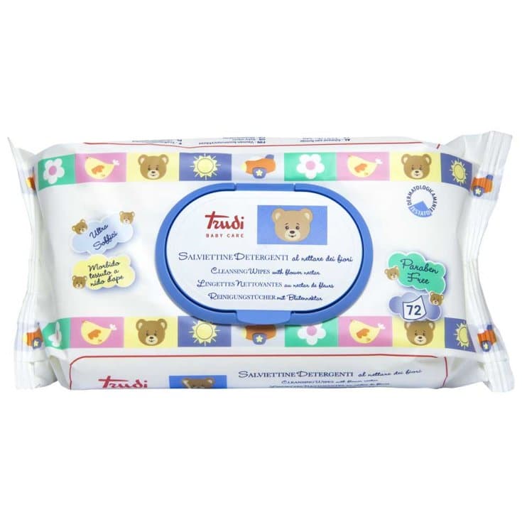 TRUDI Baby Salviette Umidificate – 72 Pezzi