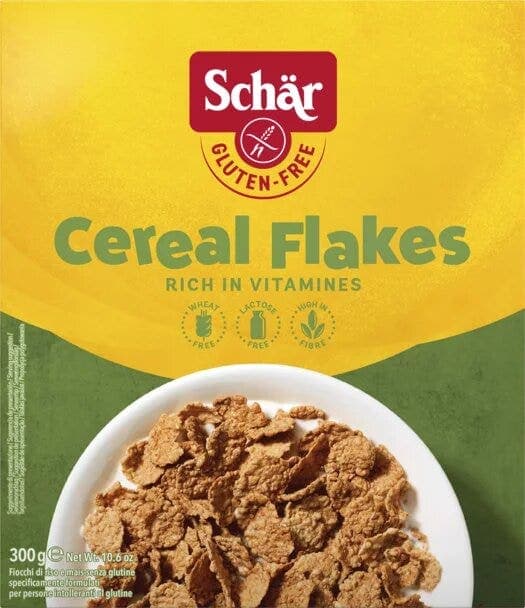 Schär Cereal Flakes Complesso vitaminico B + Vitamina D – 300 g
