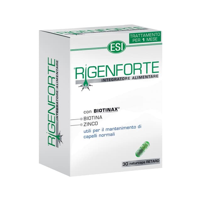 Rigenforte Complesso vitaminico B + L-metionina – 30 capsule naturali a rilascio prolungato