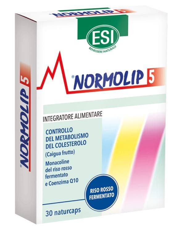 Normolip 5 – 30 capsule con riso rosso fermentato