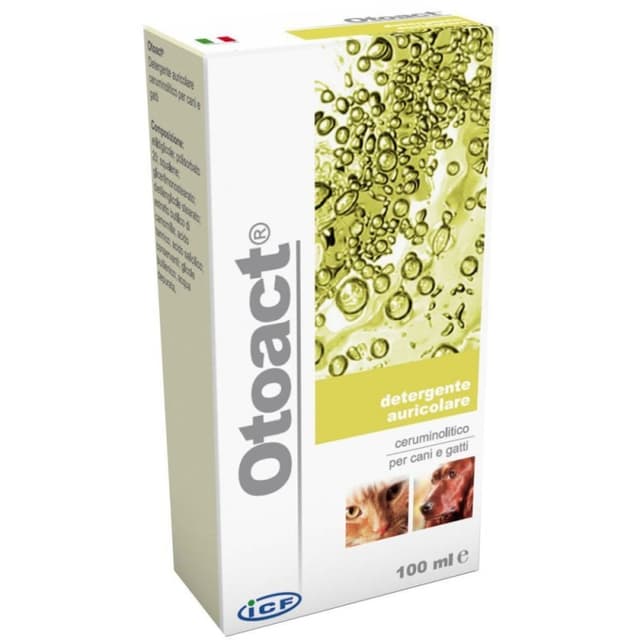 Otoact – Detergente auricolare per cani e gatti, 100 ml