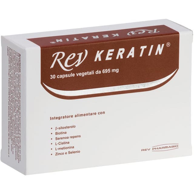 REV Keratin Serenoa repens + Aminoacidi – 30 capsule
