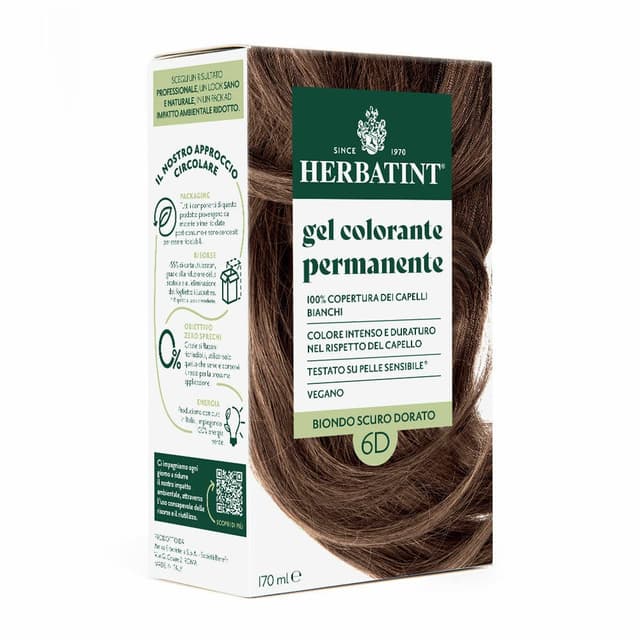 Herbatint 6D Biondo Scuro Dorato – 170 ml