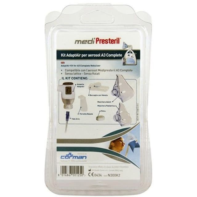 Medipresteril Kit Nebulizzatore con Adapter