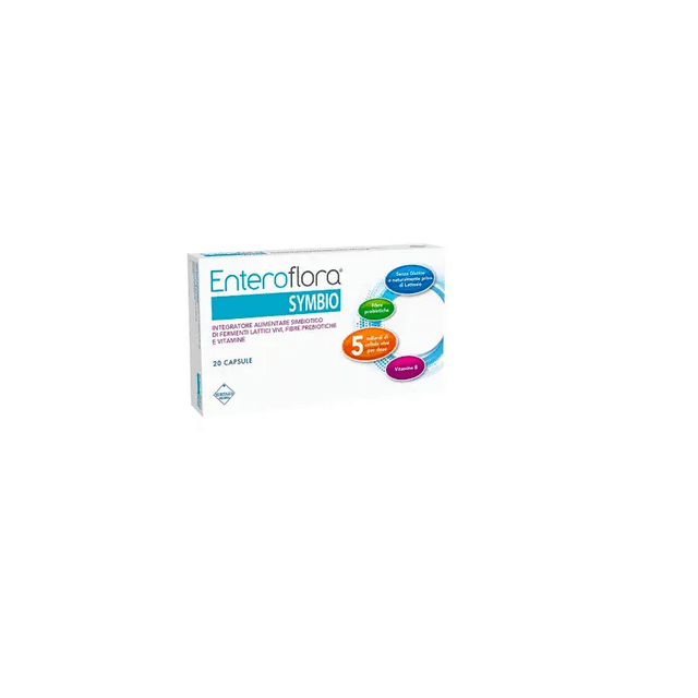 Enteroflora Symbio Fermenti lattici probiotici + Complesso vitaminico B – 20 capsule