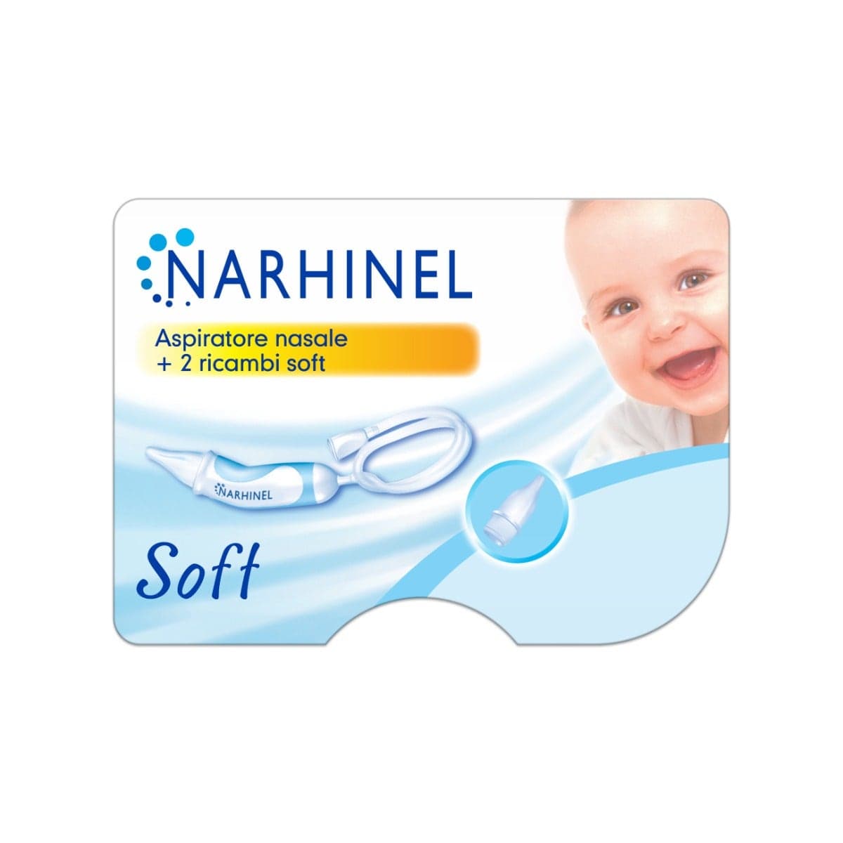 Narhinel Aspiratore Nasale Soft + 2 Ricambi