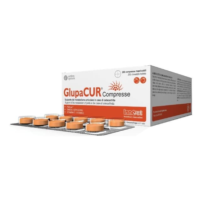 Glupacur Vet – 200 Compresse per Cani e Gatti