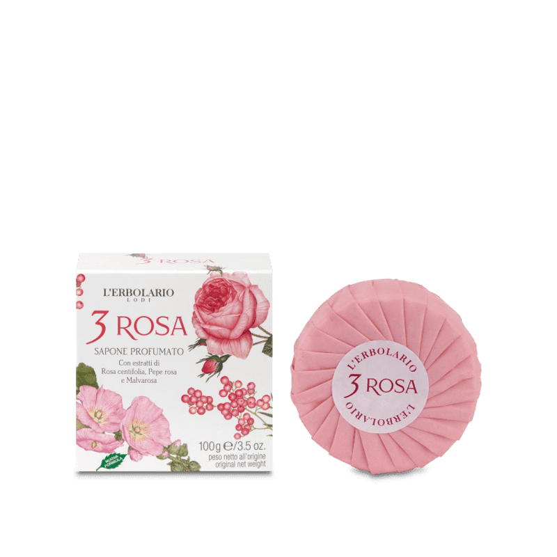 Erbolario Tre Rose Saponetta – 100 g