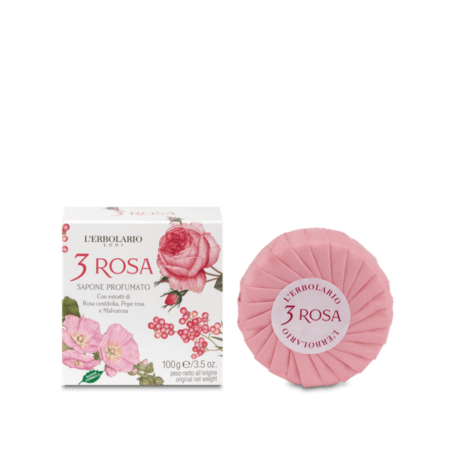 Erbolario Tre Rose Saponetta – 100 g