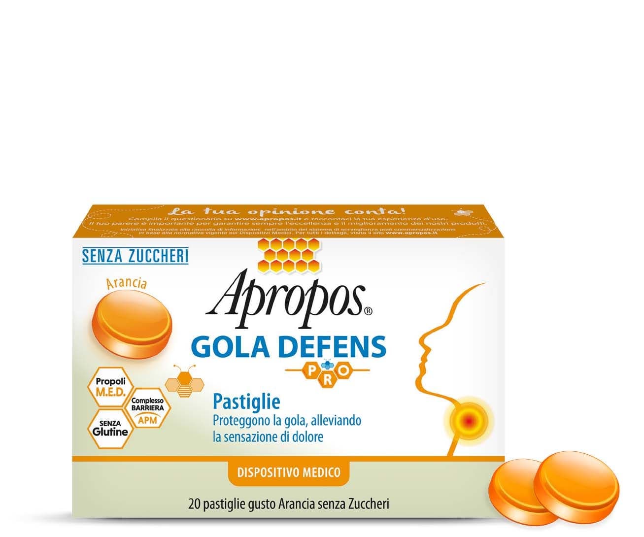 Apropos Gola D Pro – 20 Pastillen Orange