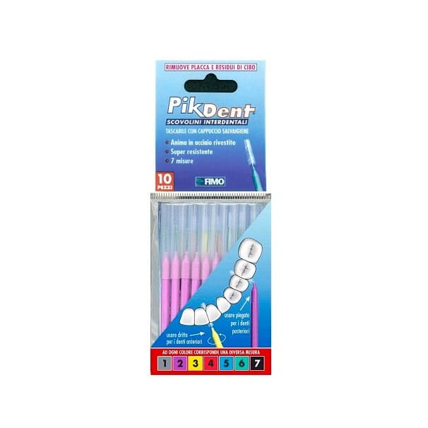 Pikdent Filo interdentale – 10 pezzi, Taglia 2