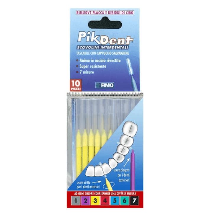 Pikdent Filo interdentale – 10 pezzi, Taglia 3