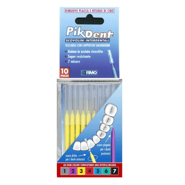 Pikdent Filo interdentale – 10 pezzi, Taglia 3